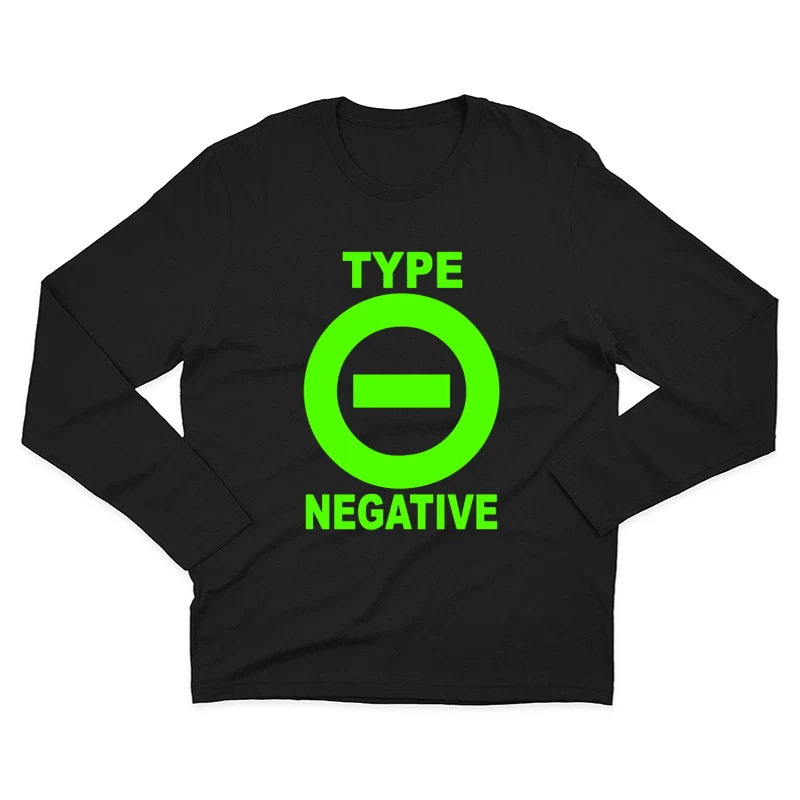 Type O Negative Logo Male Long Sleeve T-Shirt