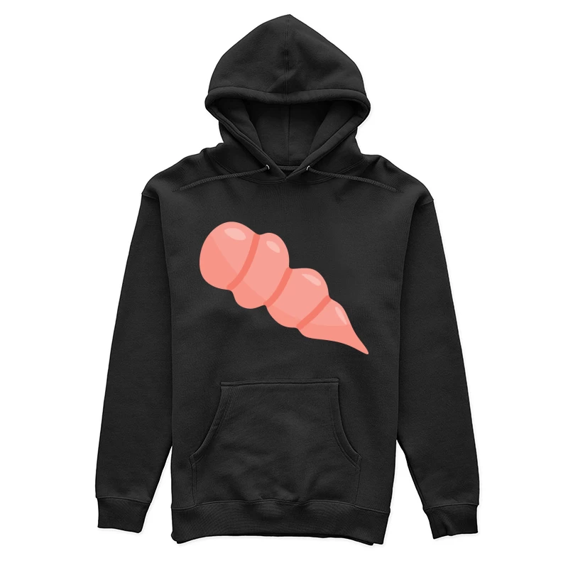 Coquillage rose élégant Femme Sweat à capuche