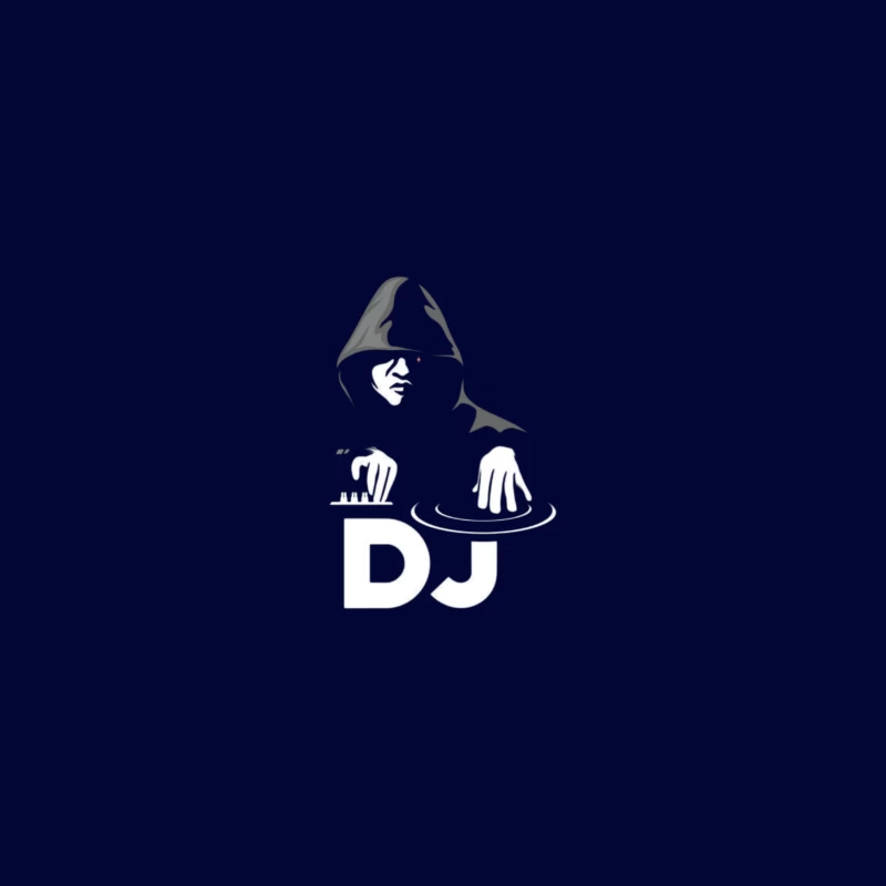 DJ Performing in Silhouette Coffee Mug
