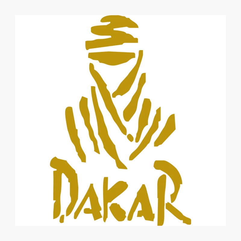 uomo DAKAR stampa ORO moto deserto parigi africa SPORT Pin