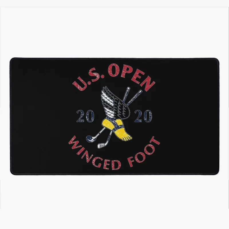 2020 US Open Golf Championship at Winged Foot Logo Design Desk Mat