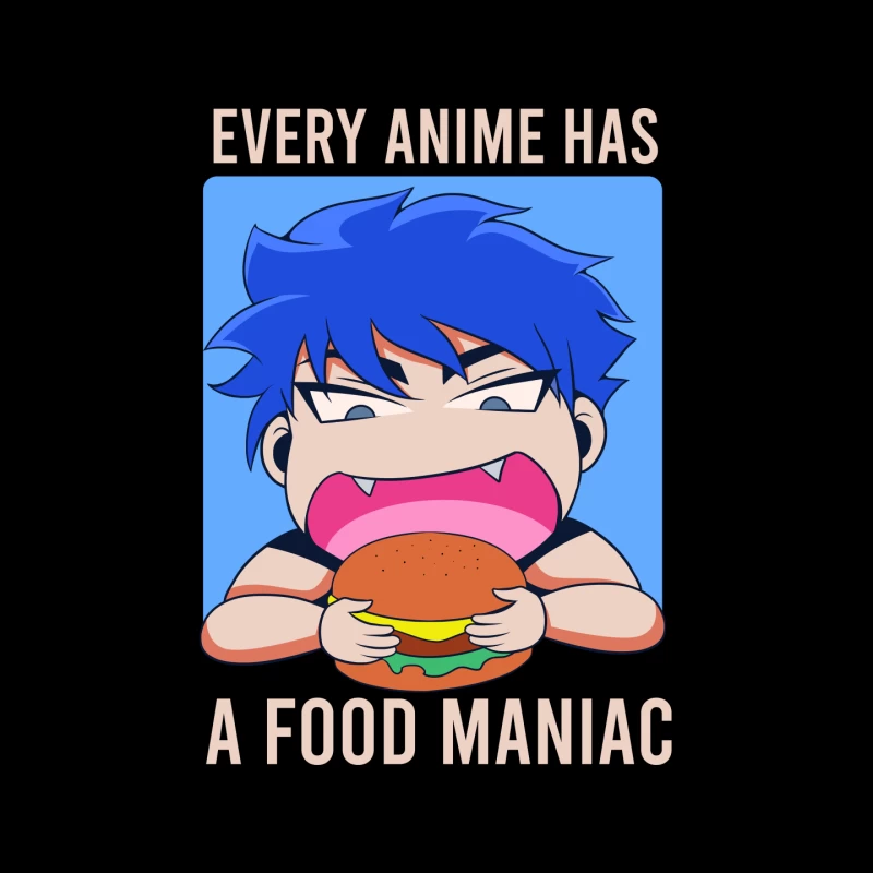 Food Maniac in Anime Mouse Pad