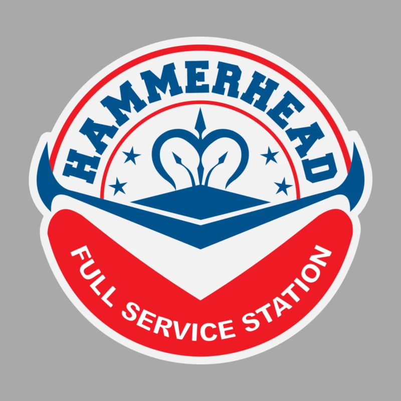 Hammer Head Full Service Station Male Pullover Hoodie