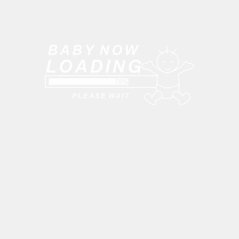 Baby Now Loading Funny Ladies Male Tank Top