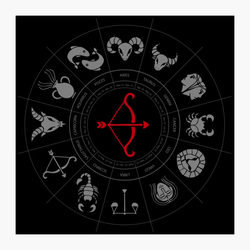 Sagittarius Zodiac Pin