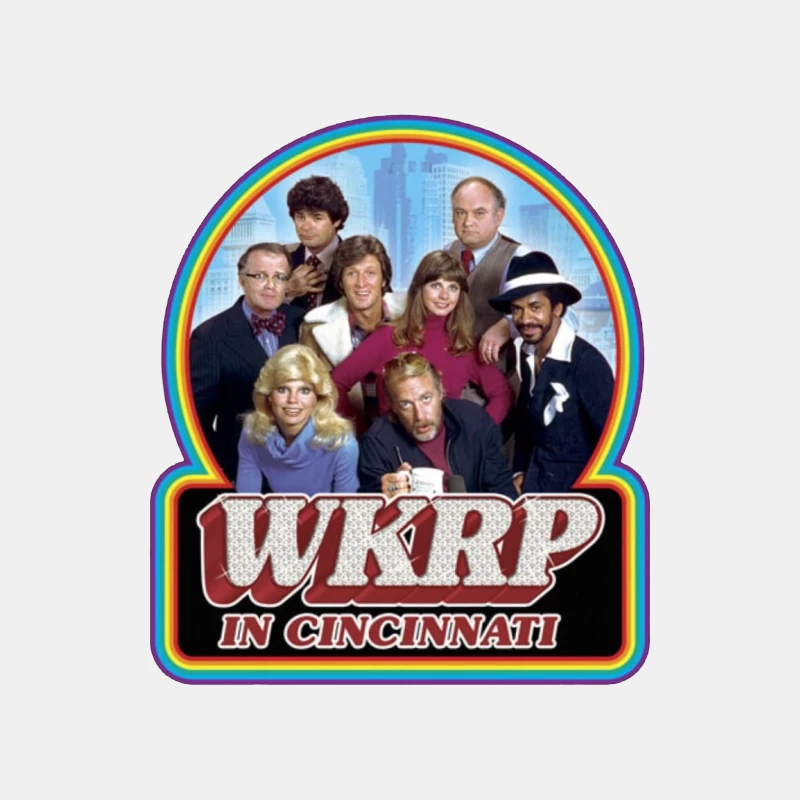 WKRP in Cincinnati skyline logo 6 Male Tank Top