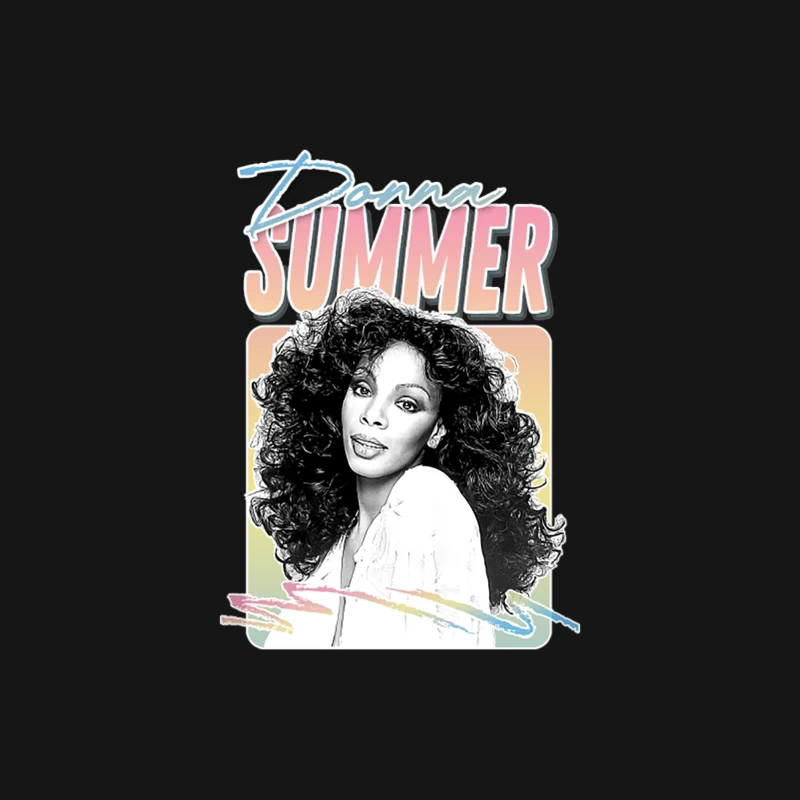 Donna Summer  Retro Style Fan Art Design Male Long Sleeve T-Shirt
