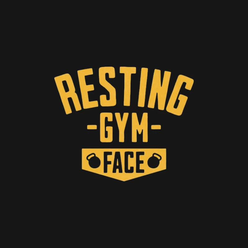 Resting Gym Face Design Herren T-Shirt
