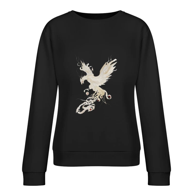 Phénix majestueux en vol Femme Sweat-shirt à enfiler