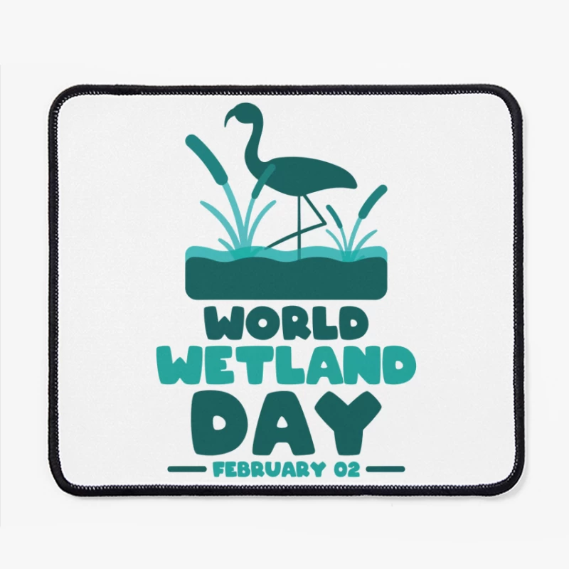 Celebrate World Wetland Day – Vibrant Flamingo Design Mouse Pad