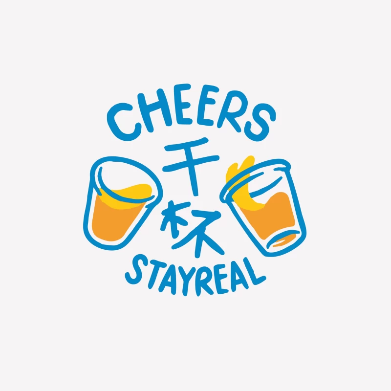 Prost Design mit Gläsern Damen T-Shirt