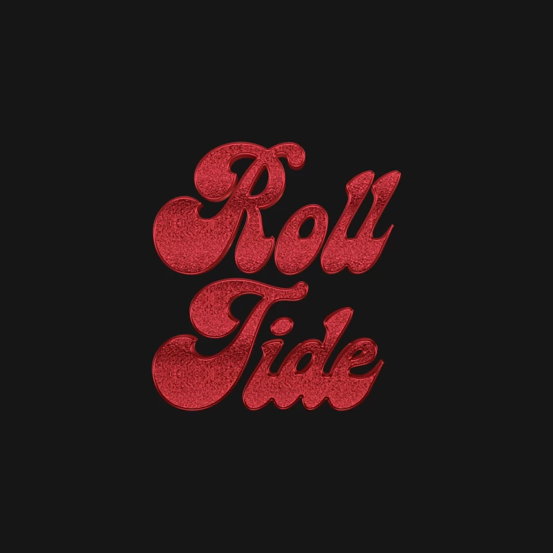 Bama Roll Tide  Retro Typography Desk Mat