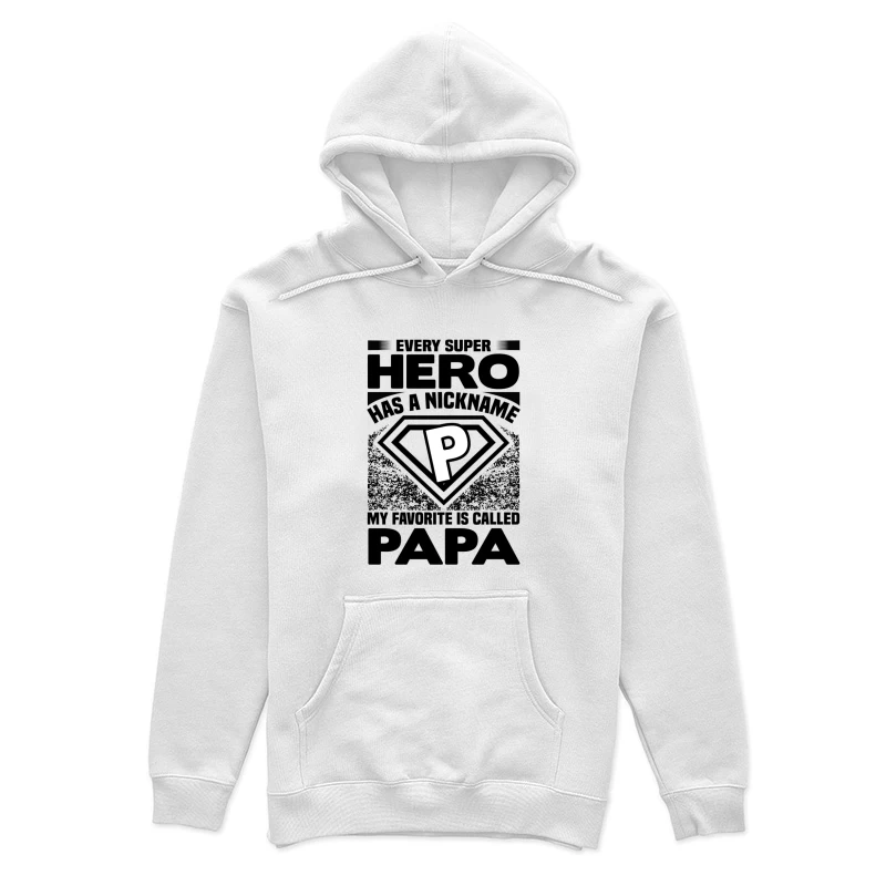 Un super-héros appelé Papa Femme Sweat à capuche