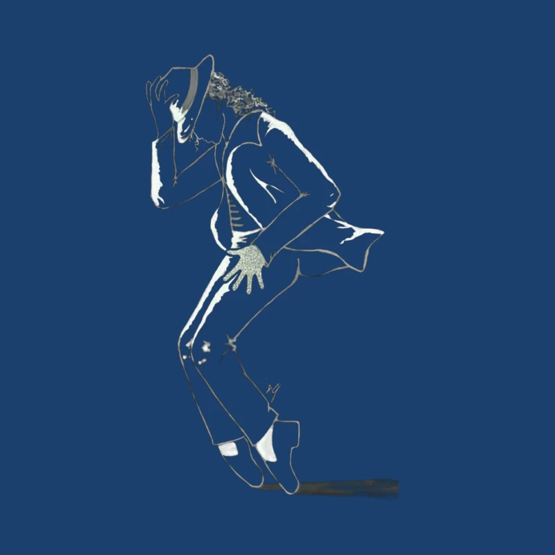 Dynamic Dance Silhouette Male Pullover Hoodie