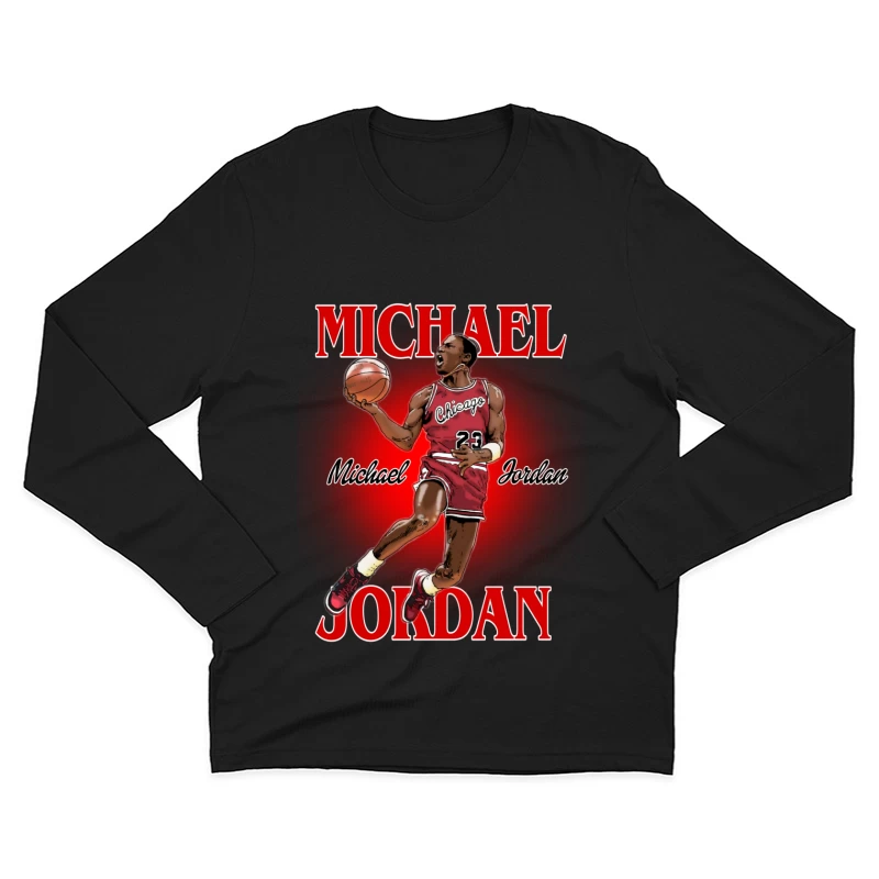 Michael Jordan Basketball nba Male Long Sleeve T-Shirt