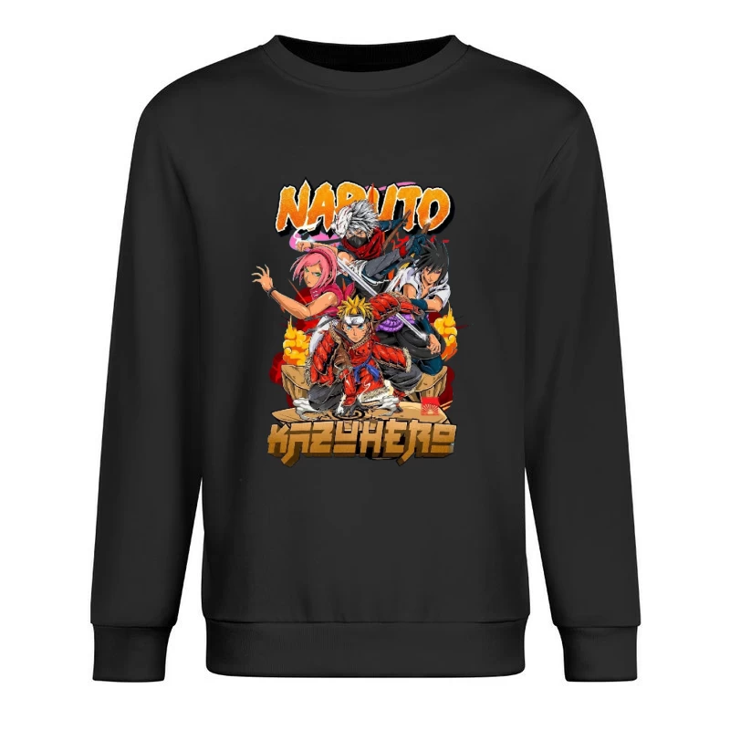 Anime Charaktere in Aktion Herren Pullover Sweatshirt