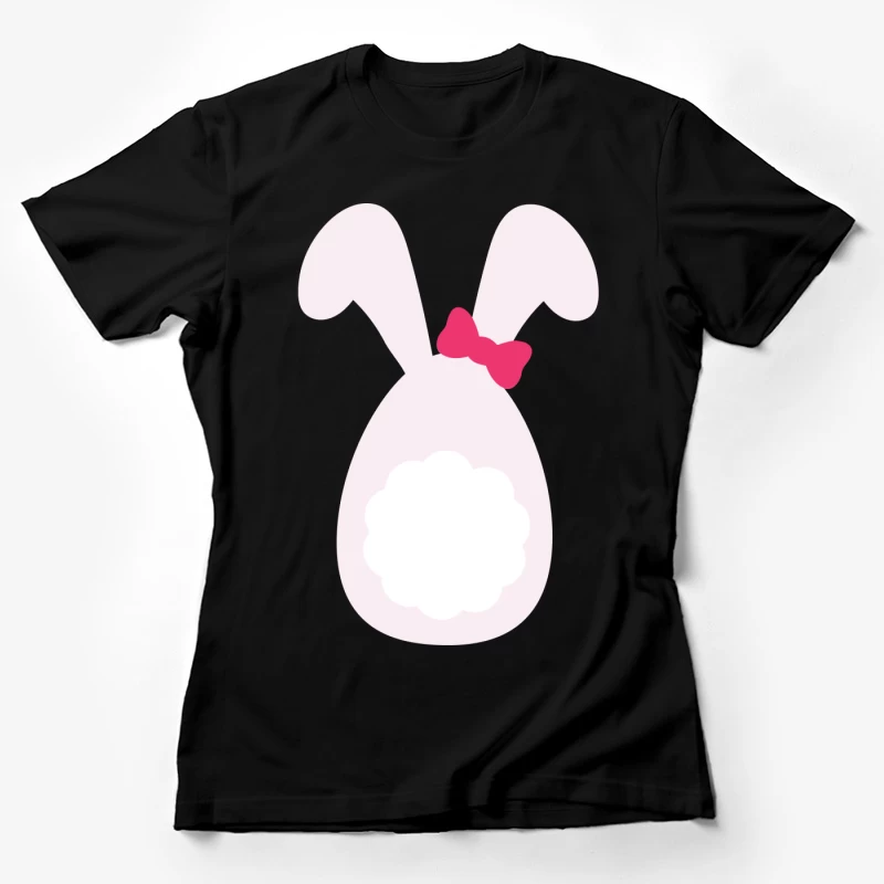 Lapin mignon avec nœud Femme T-Shirt