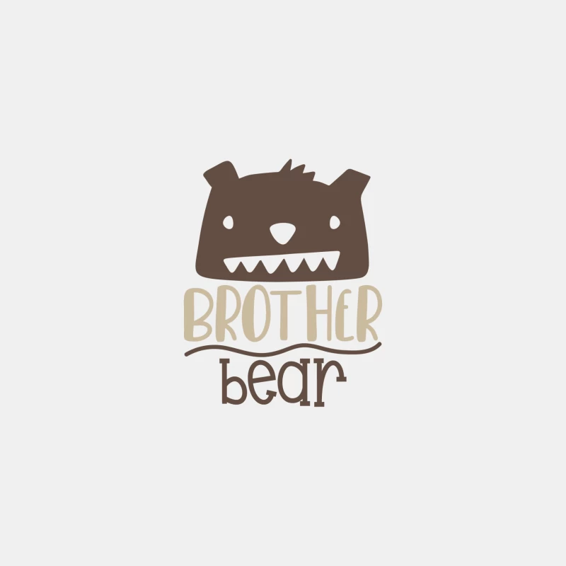 Illustration de Frère Ours Amusant Homme Débardeur