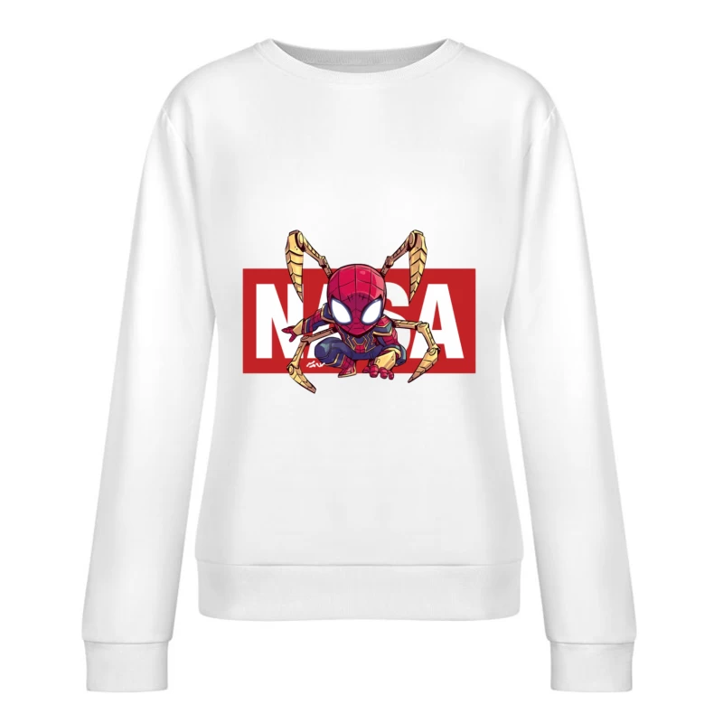 Spider-Man mit NASA-Logo Damen Pullover Sweatshirt