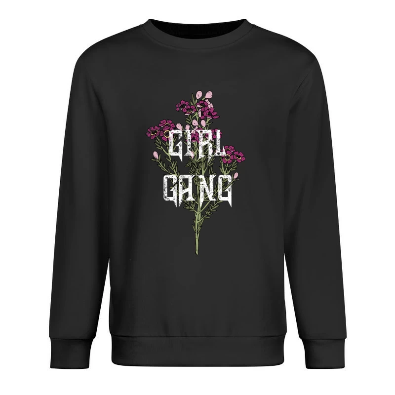 Illustration florale Girl Gang Homme Sweat-shirt à enfiler