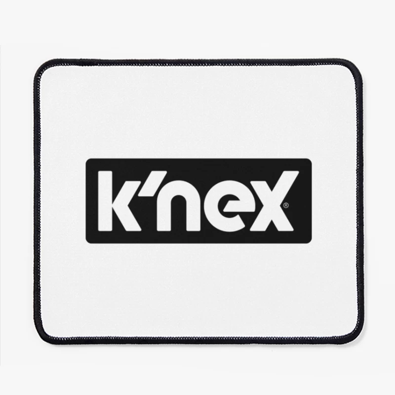 K'NEX Construction Toys Brand Logo in Black and White Mouse Pad