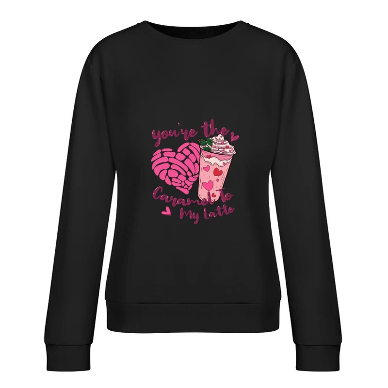 Charmante Liebesbotschaft für Kaffee-Liebhaber Damen Pullover Sweatshirt