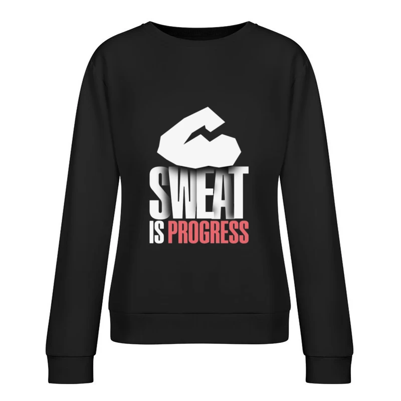 Motivationsposter für Fitness Damen Pullover Sweatshirt