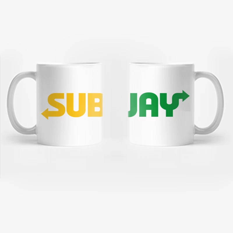 Subway Restaurant Logo Design Coffee Mug