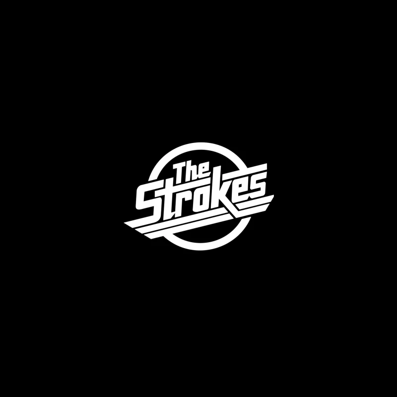 The Strokes Band Logo Outline iPhone Case