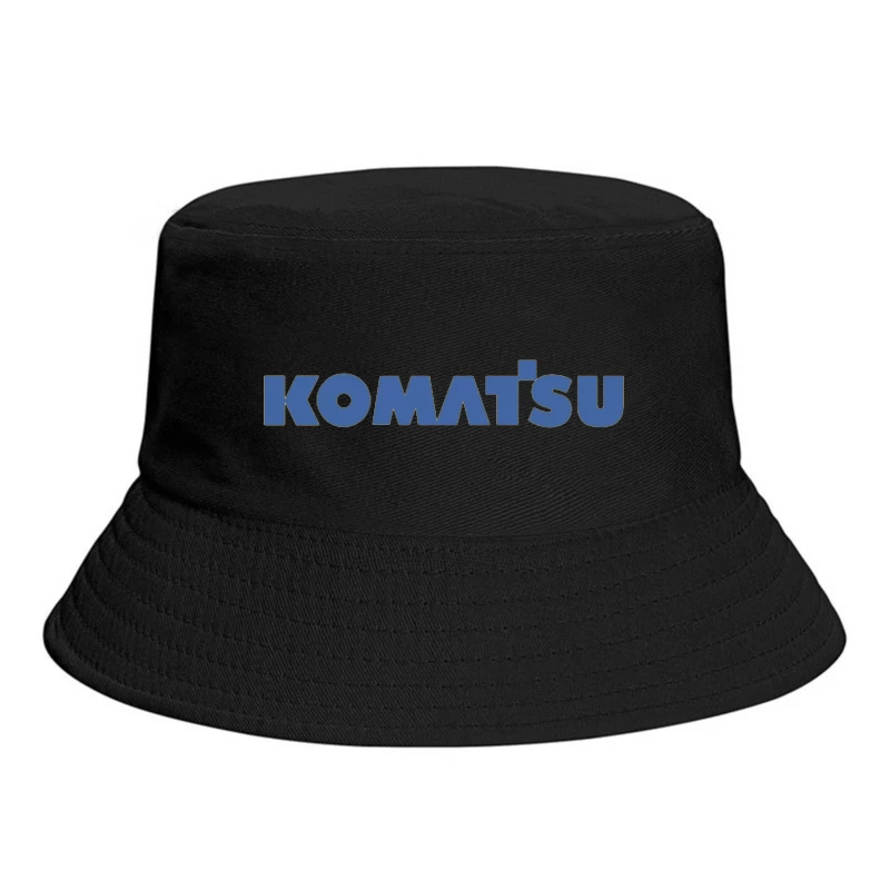 Komatsu Industrial Equipment Company Logo in Blue Bucket Hat