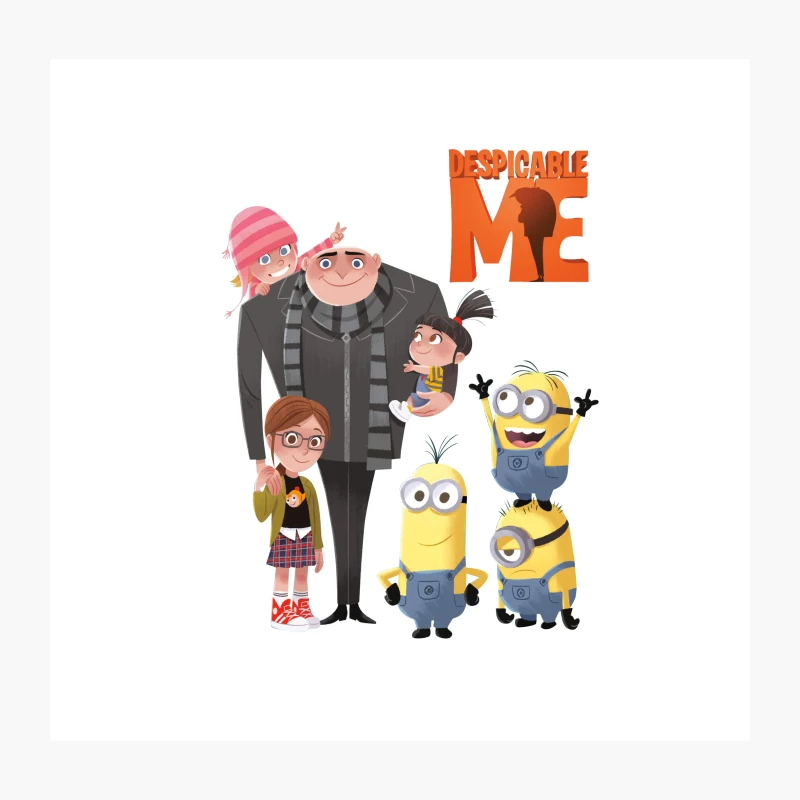 12 MINIONS, DESPICABLE ME, MIB Throw Pillow