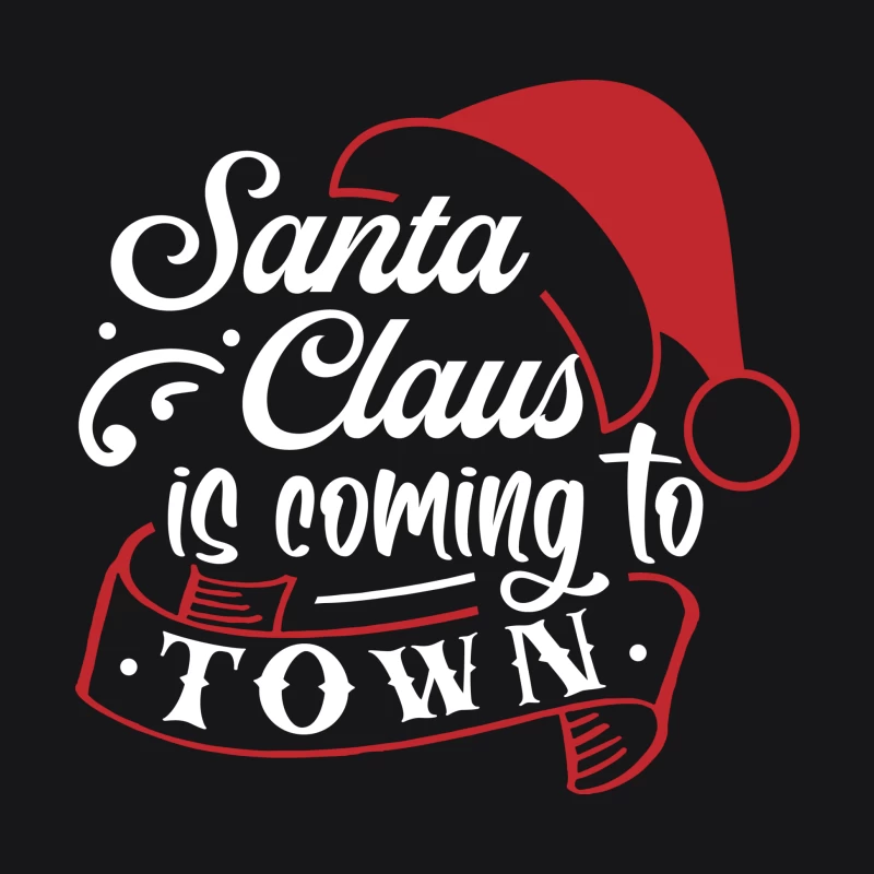 Santa Claus avec Chapeau Rouge Homme Sweat à capuche