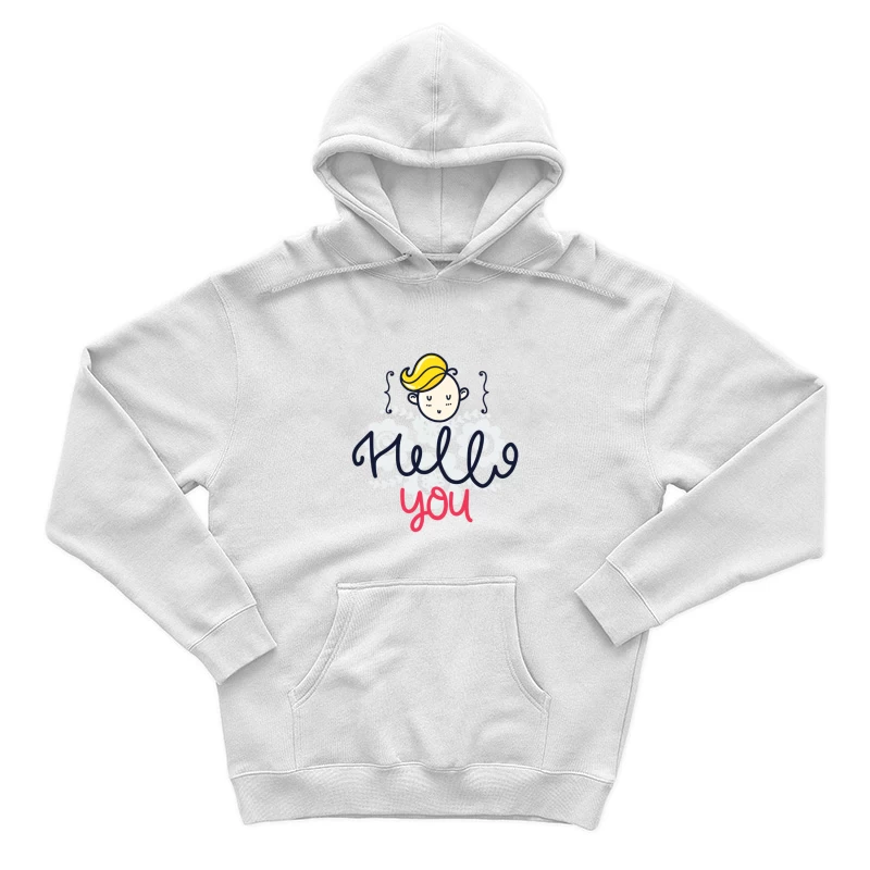 Illustration amicale et florale Homme Sweat à capuche