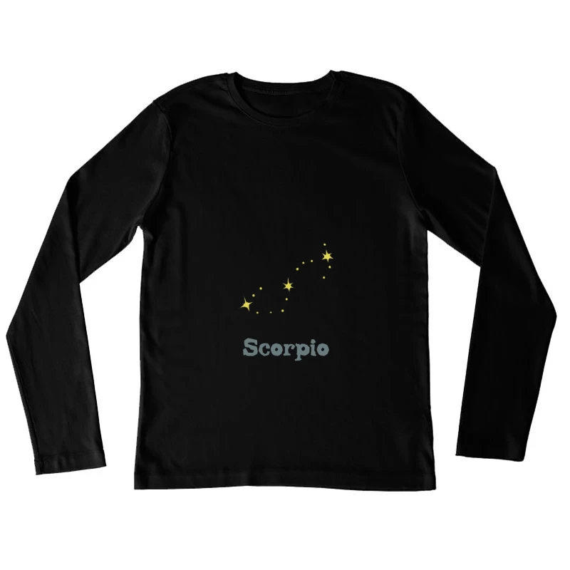 Skorpion Sternbild Design Damen Langarm T-Shirt