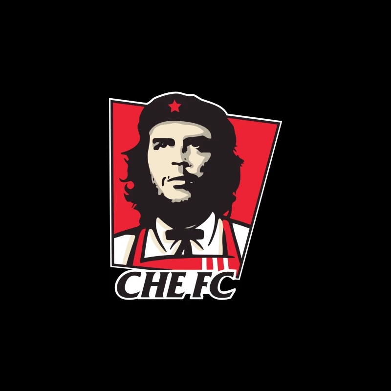 Che Guevara Inspired Sports Team Logo iPhone Case