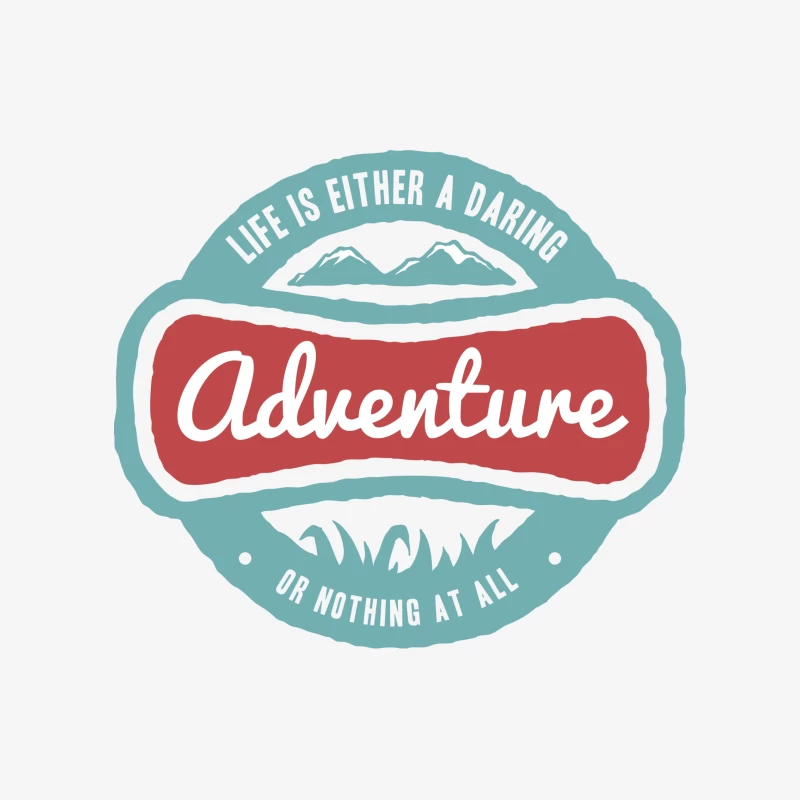 Citation Inspirante sur l'Aventure Femme Sweat-shirt à enfiler