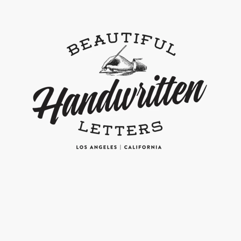 Beautiful Handwritten Letters Cotton Tote Bag