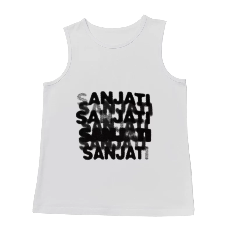 Abstrakte Schriftkunst Herren Tanktops