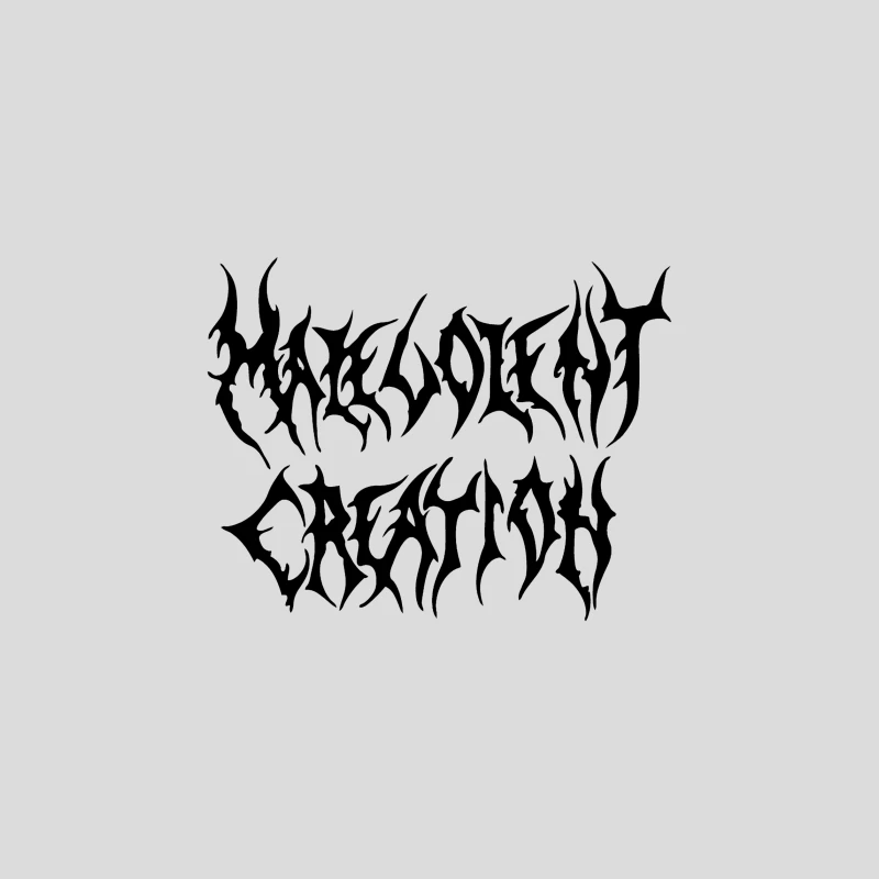 Malevolent Creation Black Logo Baseball Cap