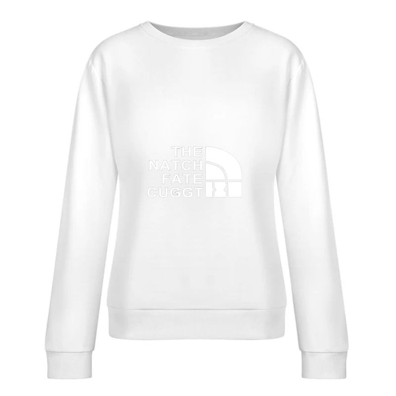 Parodie Logo Weiß Damen Pullover Sweatshirt