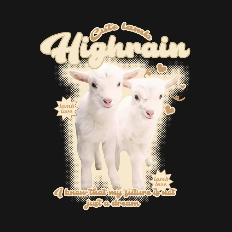 Süße Lämmer und Hoffnung Damen T-Shirt