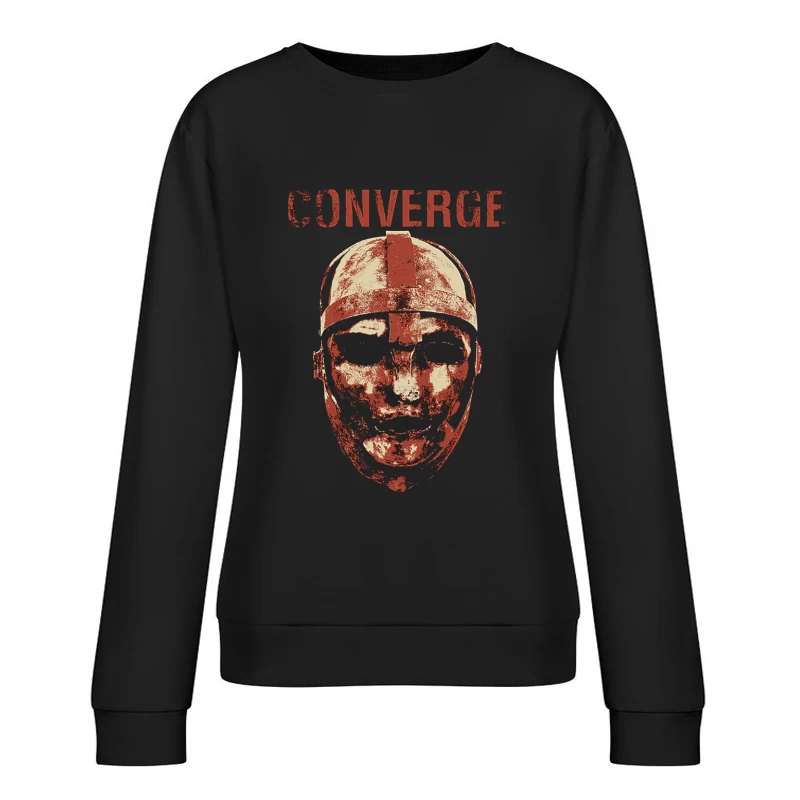 Converge Mask Female Pullover Sweatshirt