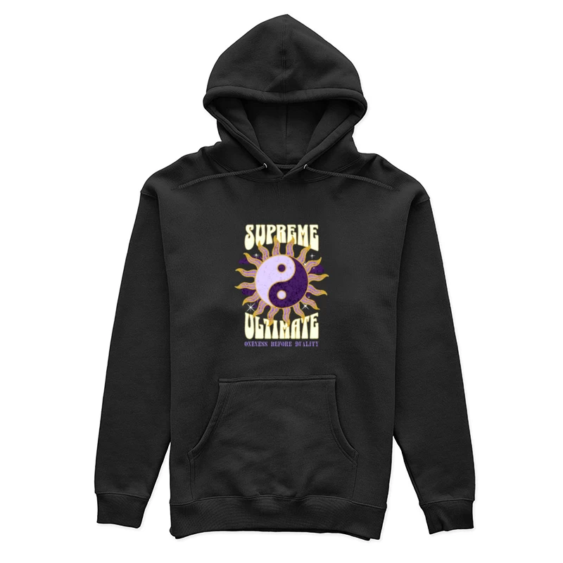 Supreme Ultimate Yin Yang Design Damen Pullover Hoodie