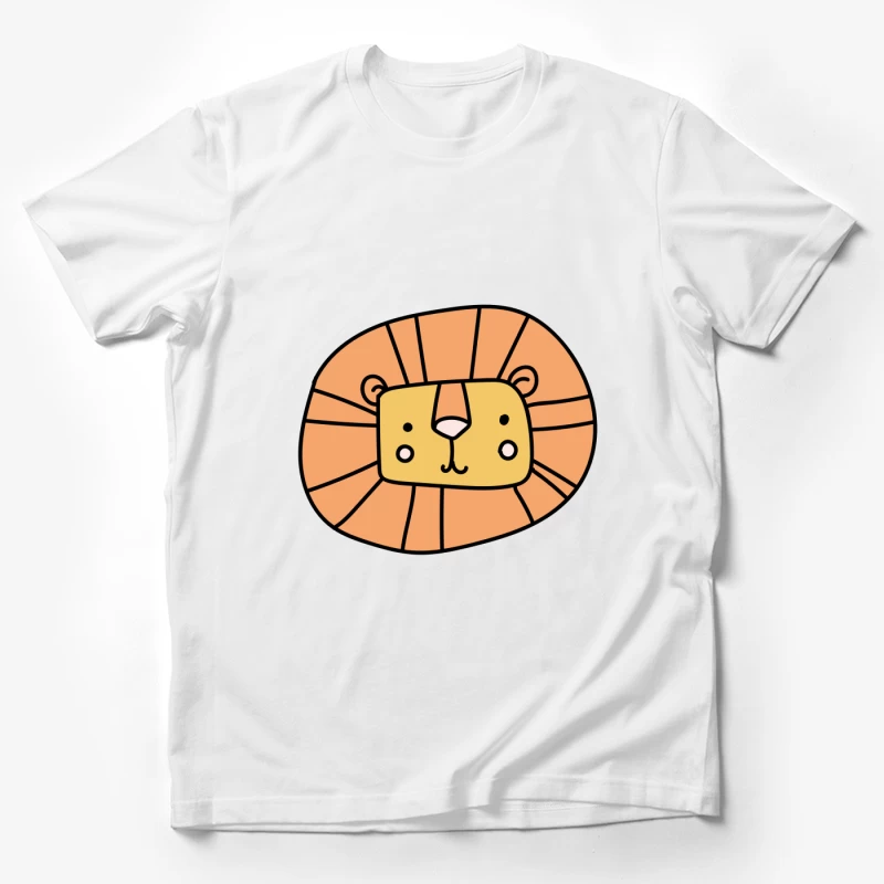 Illustration mignonne de lion Homme T-Shirt