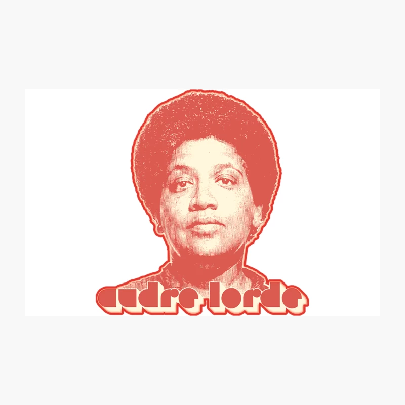 Audre Lorde  Vintage Style Fan Art Design Travel Mug