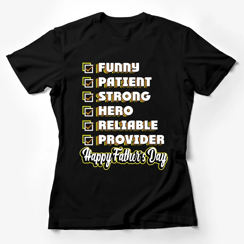 Célébration de la Journée des Pères Femme T-Shirt