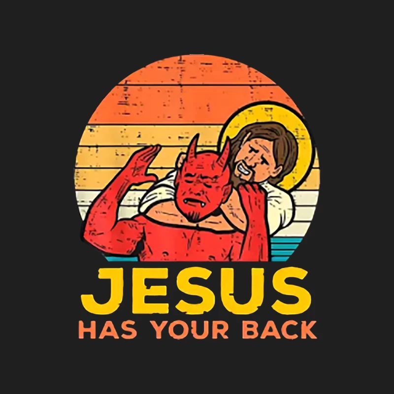 Jesus schützt vor dem Teufel Herren Tanktops