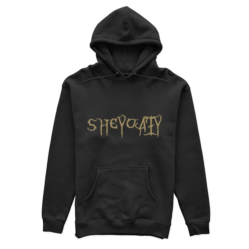 Mystisches Schriftzug Damen Pullover Hoodie