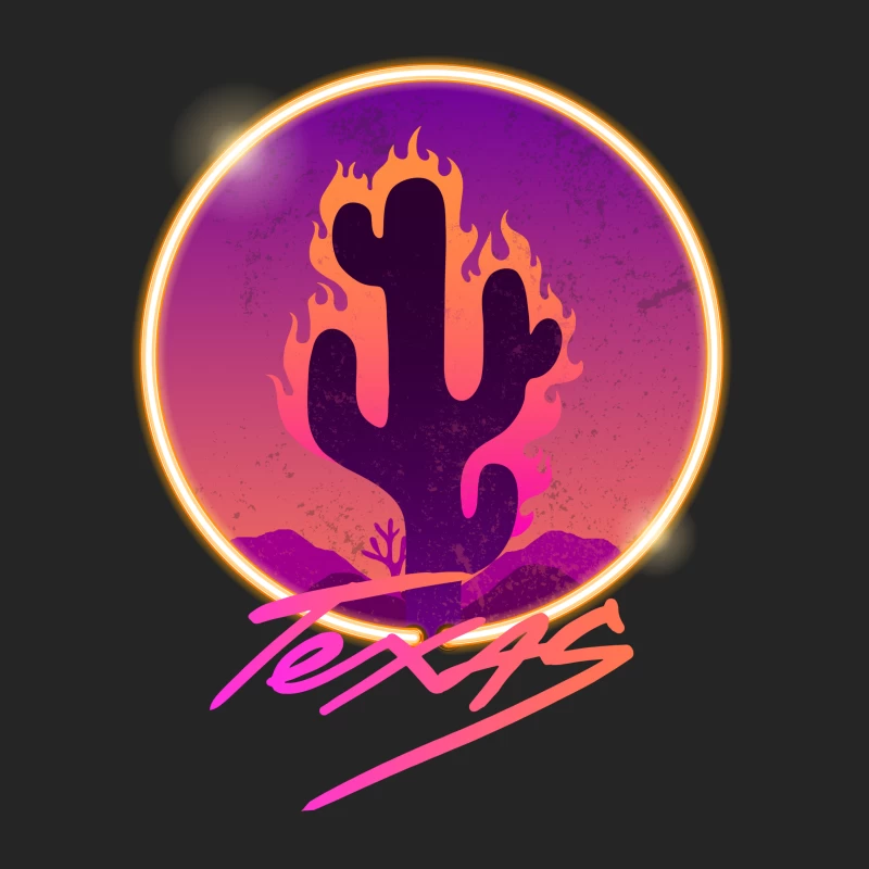 Cactus en feu au crépuscule Femme Sweat-shirt à enfiler
