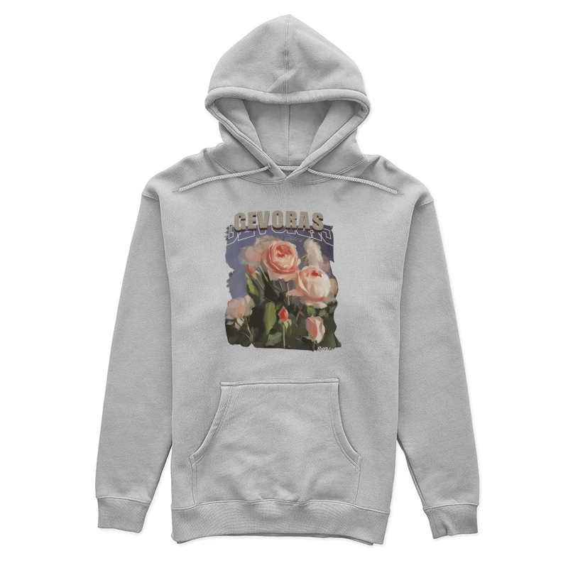 Rosenblüten Kunst auf Gevoras Damen Pullover Hoodie